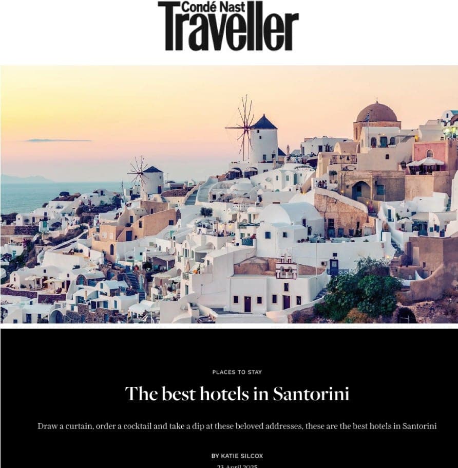 The best hotels in Santorini