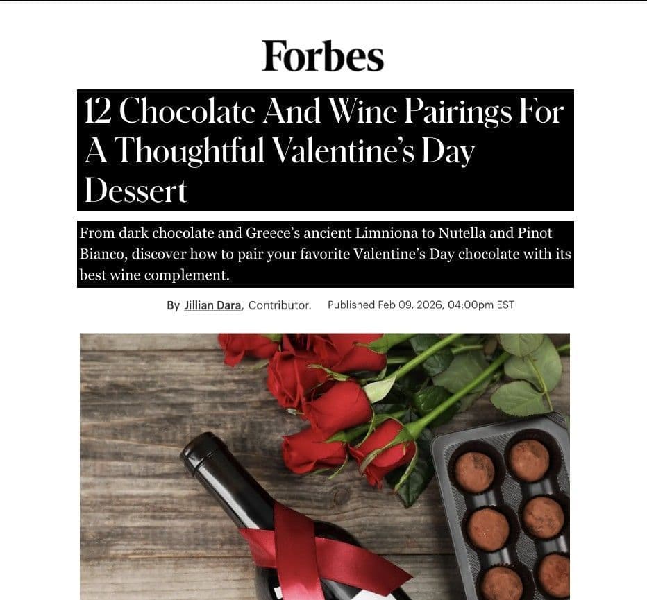 12 Chocolate & Wine Pairings for Valentine's Day Dessert