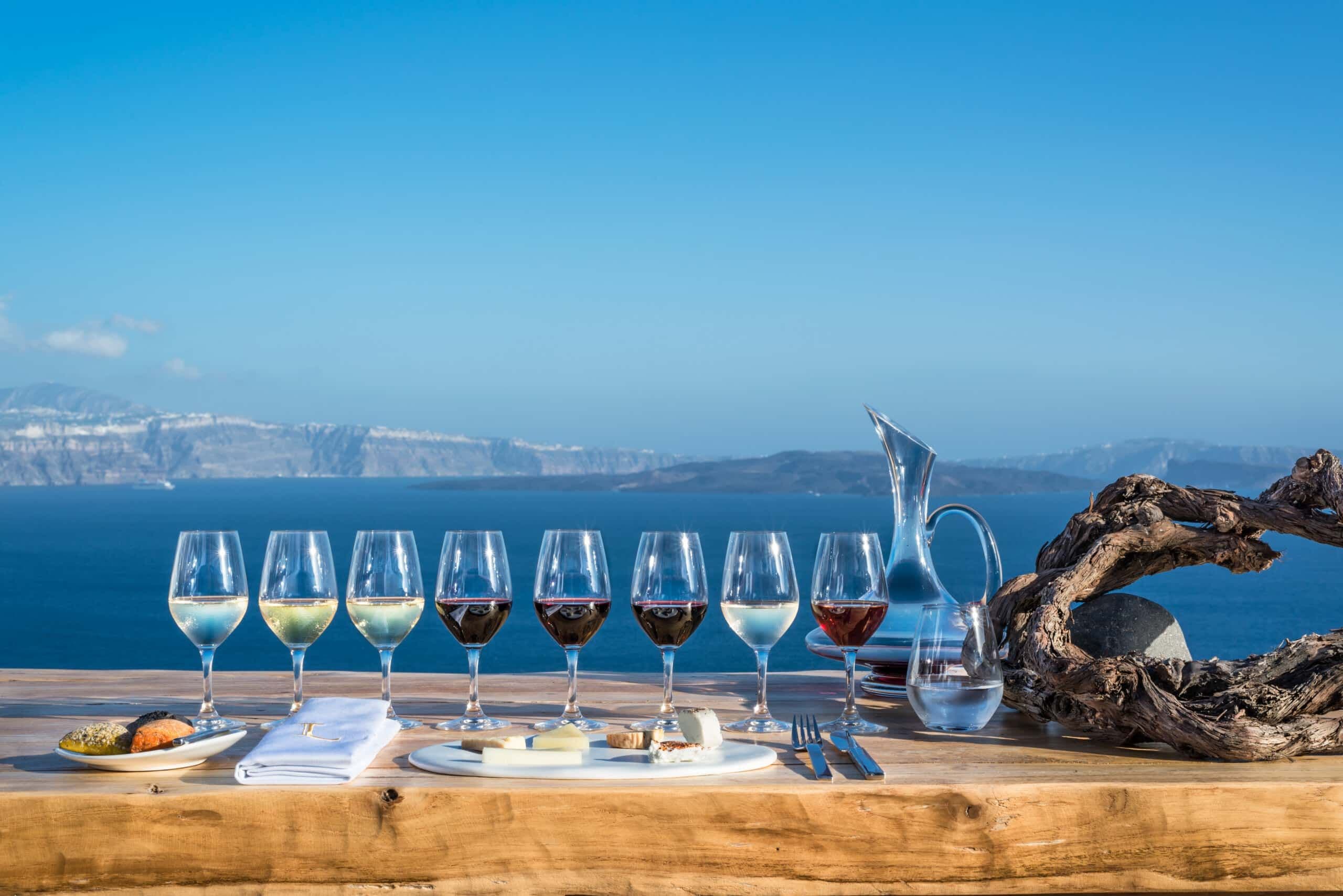 An οde to Santorini wines
