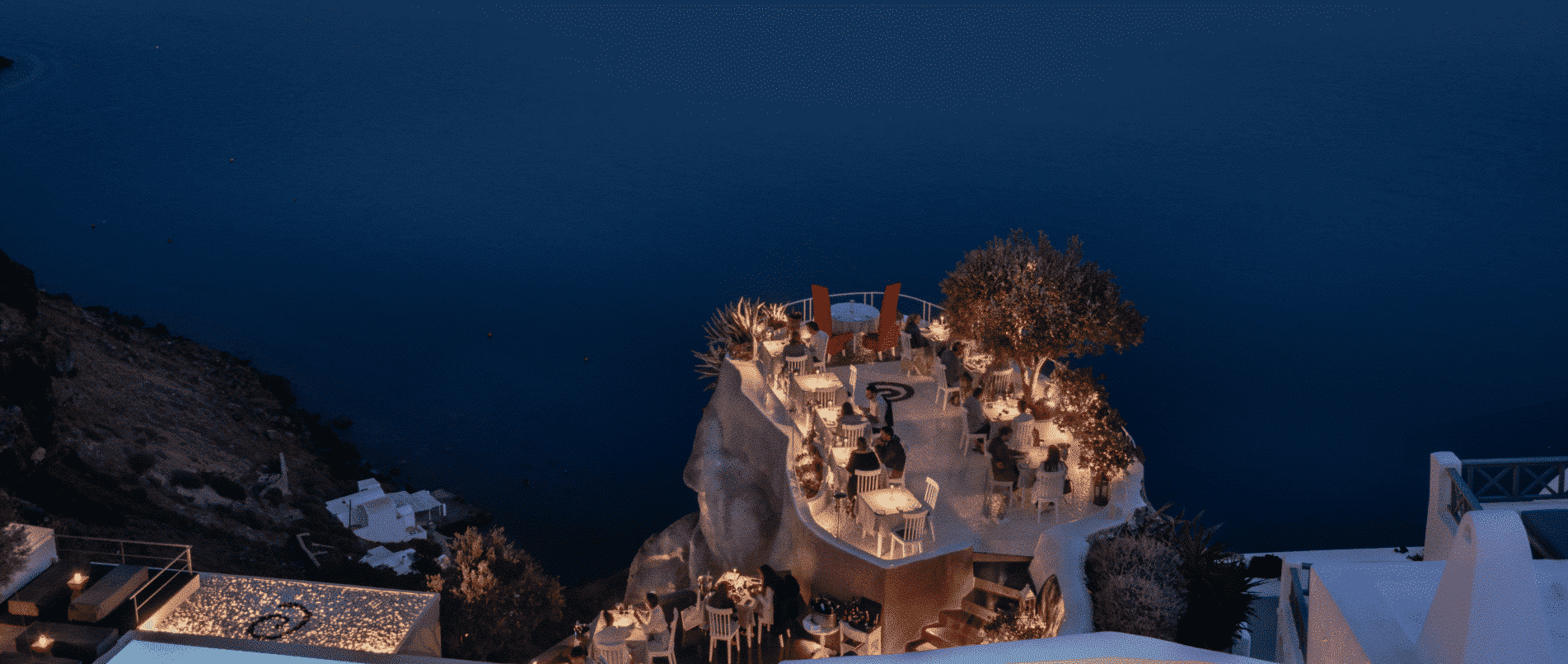 Fine dining restaurants in Santorini