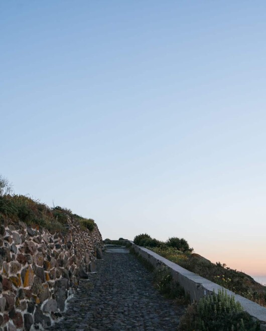 Hiking Path Santorini