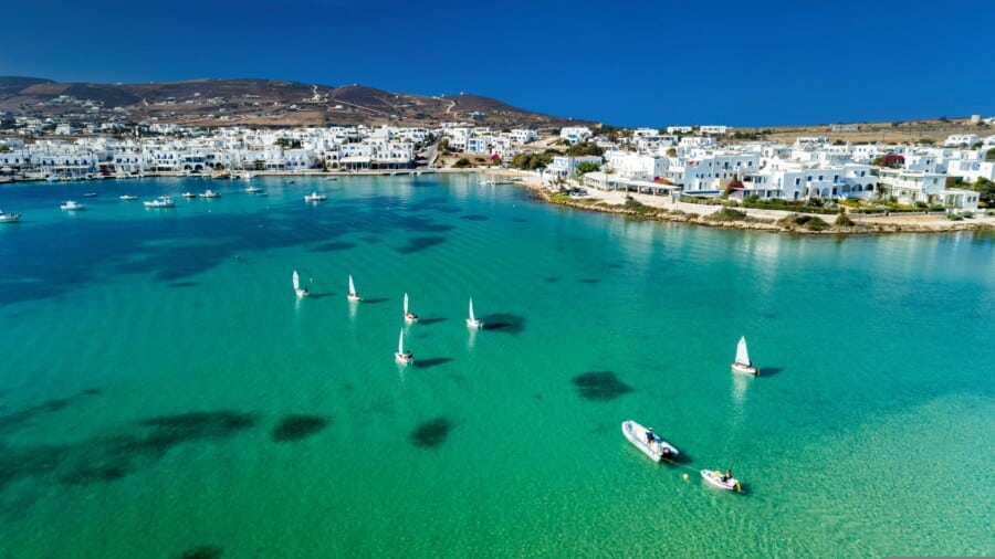 Sailing,Lessons,At,The,Crystal,Clear,Waters,Of,Antiparos,Island