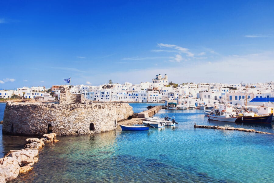 Picturesque,Naousa,Village,,Paros,Island,,Cyclades,,Greece